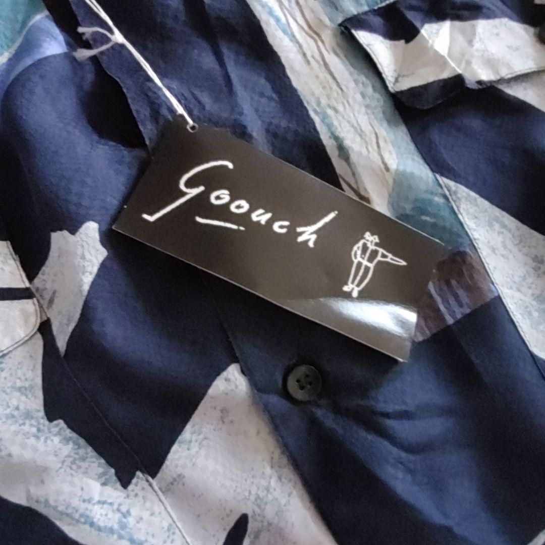 GOOUCH deadstock silk shirts グーチ デッドストック シルクシャツ　エスニック　柄シャツ