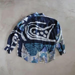 画像をギャラリービューアに読み込む, GOOUCH deadstock silk shirts グーチ デッドストック シルクシャツ　エスニック　柄シャツ
