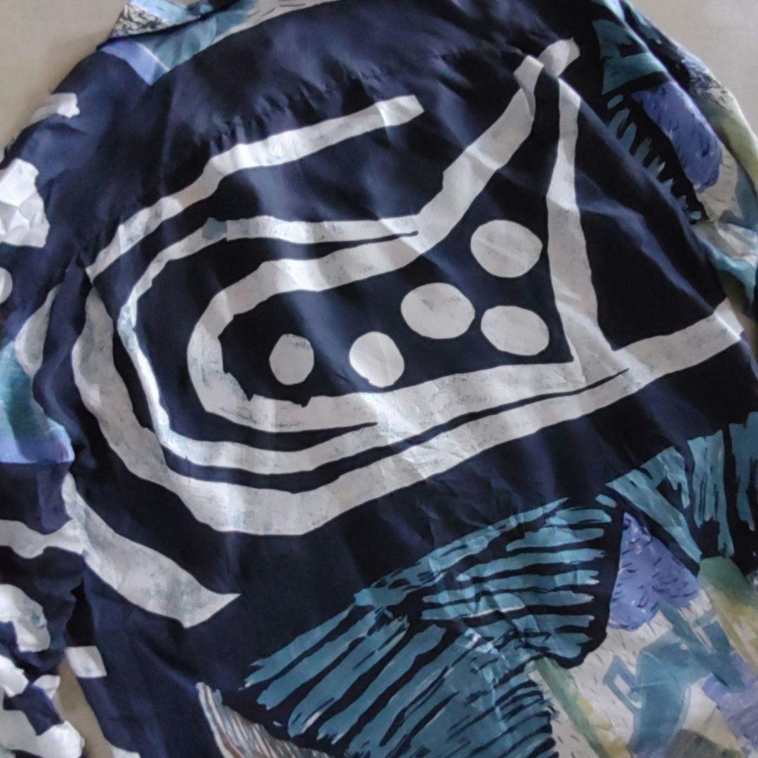 GOOUCH deadstock silk shirts グーチ デッドストック シルクシャツ　エスニック　柄シャツ