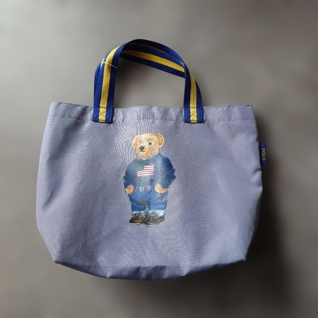 POLORALPHLAUREN bear mini totebag