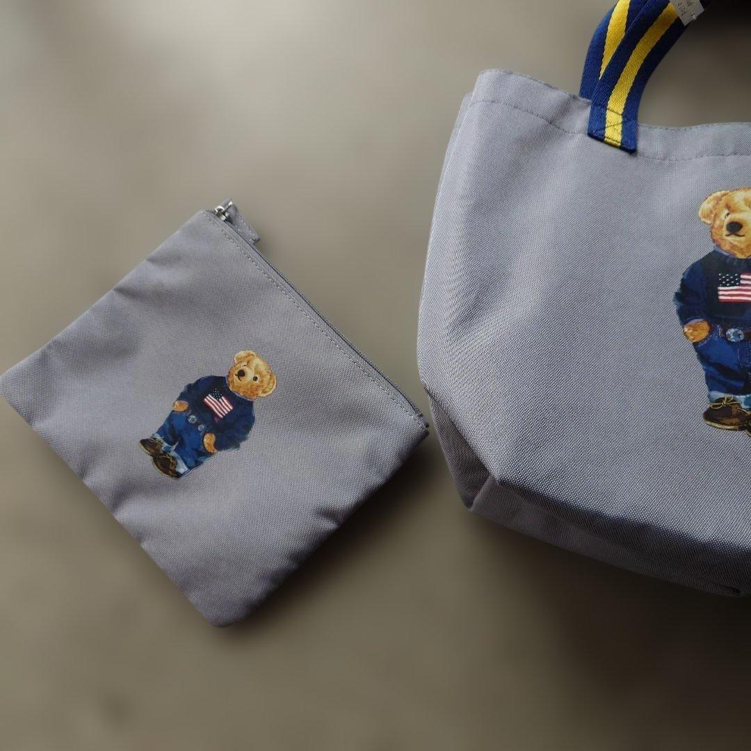 POLORALPHLAUREN bear mini totebag