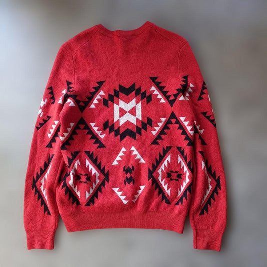 HUGO BOSS women native pattern knit M