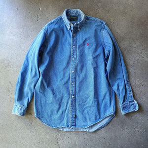 polo country denim shirts s ポロカントリーデニムシャツ　S