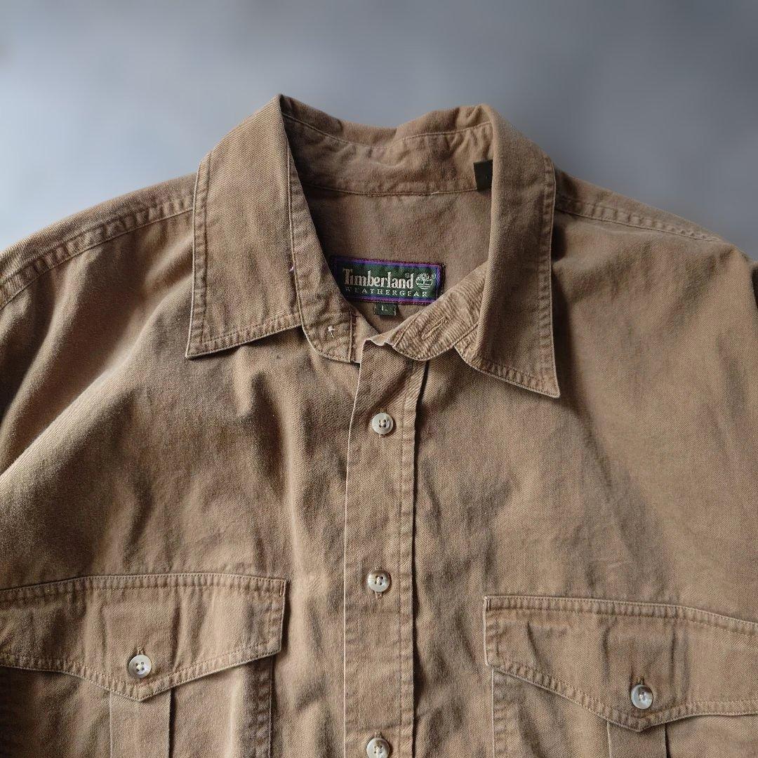 90s Timberland safari shirts XL