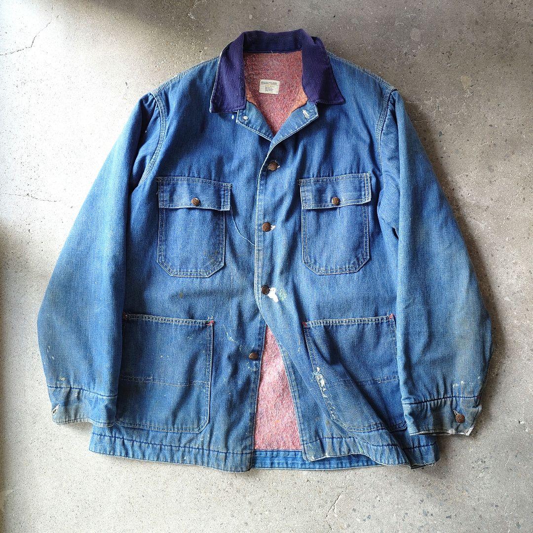 70's BIGMAC chorejacket 70年代　BIGMAC ビッグマック　チョアジャケットカバーオール　L