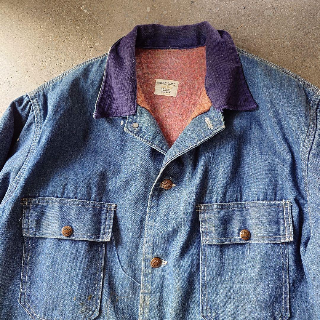 70's BIGMAC chorejacket 70年代　BIGMAC ビッグマック　チョアジャケットカバーオール　L