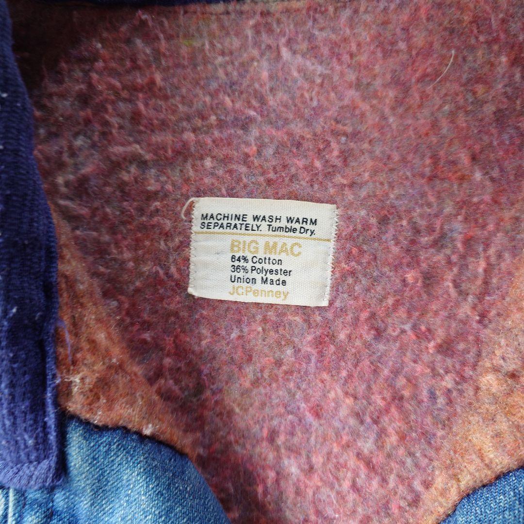 70's BIGMAC chorejacket 70年代　BIGMAC ビッグマック　チョアジャケットカバーオール　L