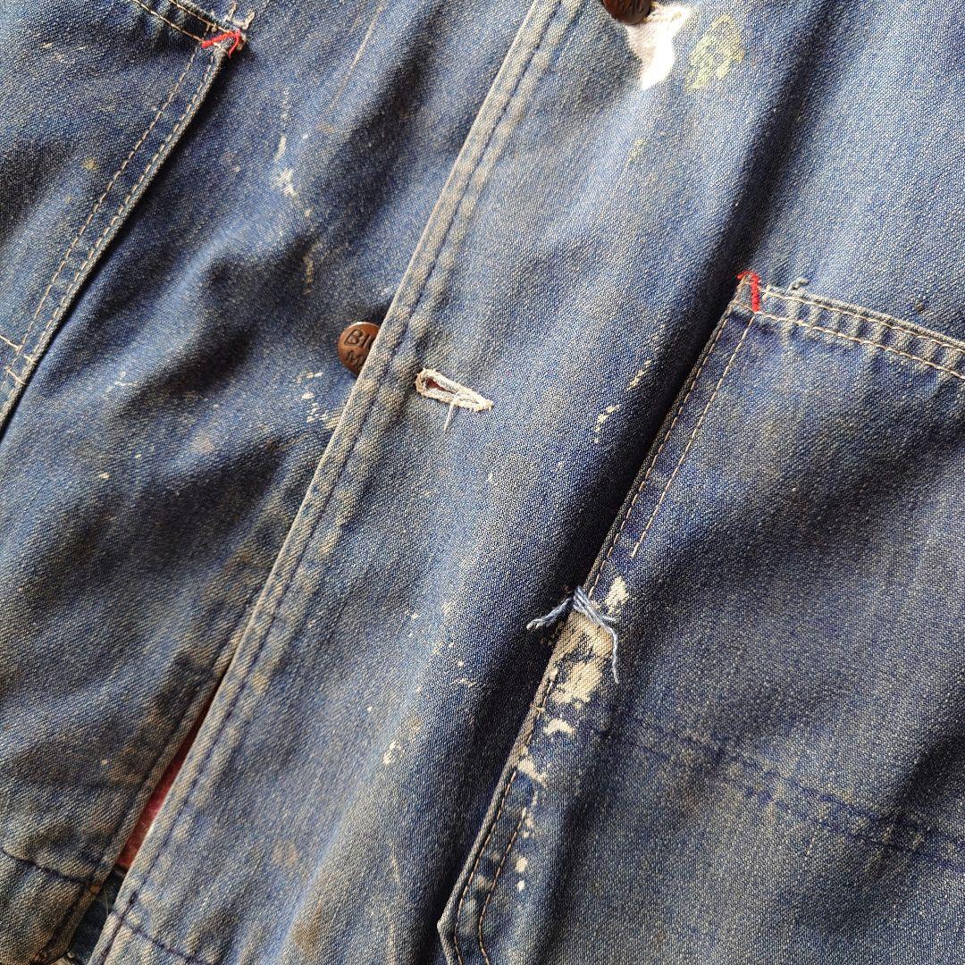 70's BIGMAC chorejacket 70年代　BIGMAC ビッグマック　チョアジャケットカバーオール　L