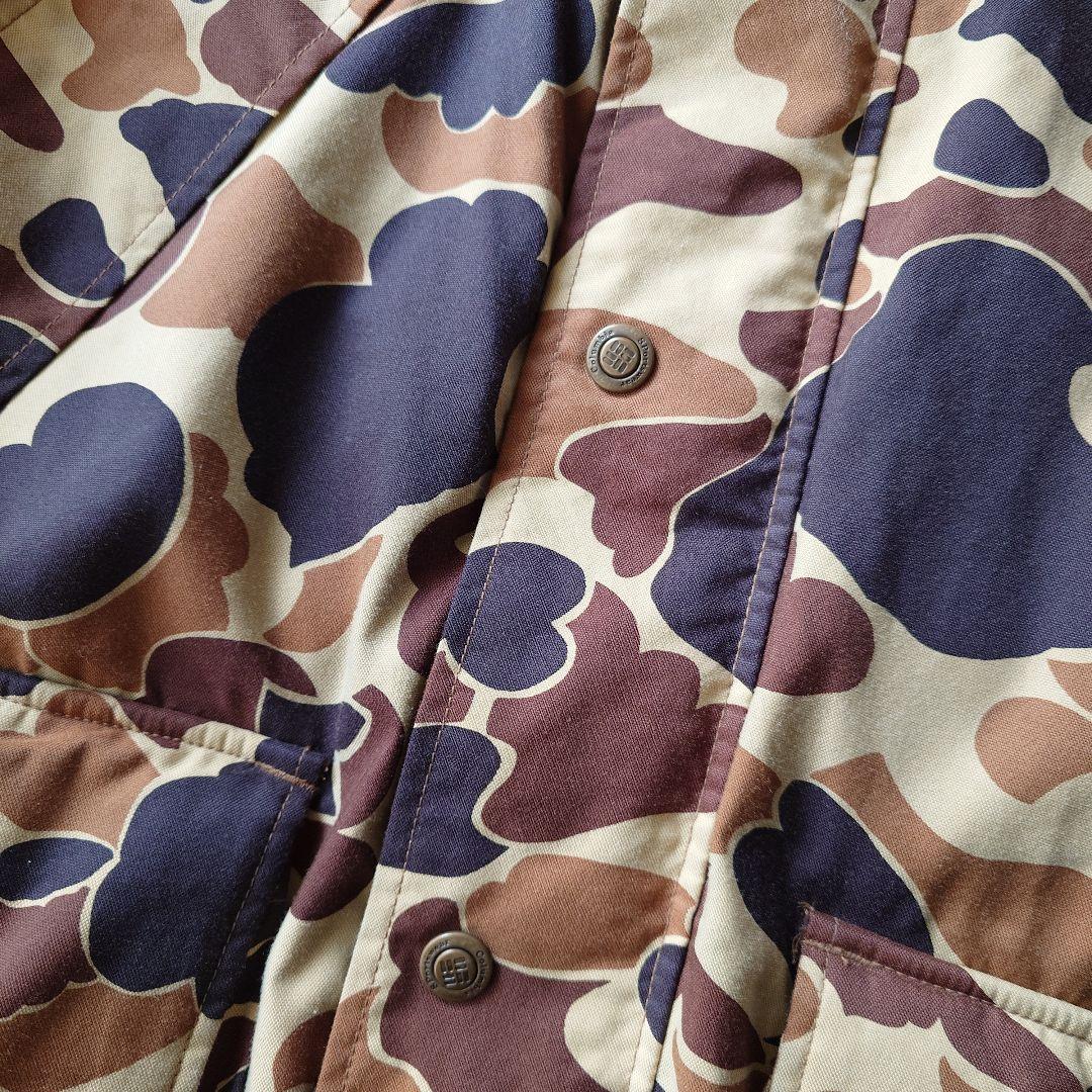 COLUBIA nylon duck camo jacket LL