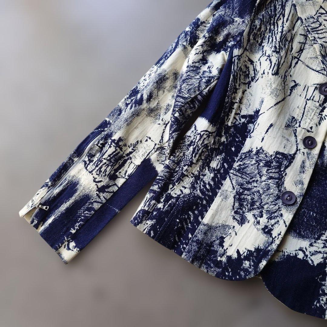 ANNA BASSINI italy print jacket 36