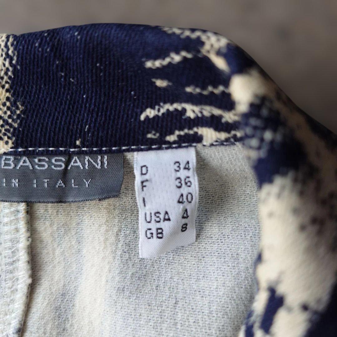 ANNA BASSINI italy print jacket 36