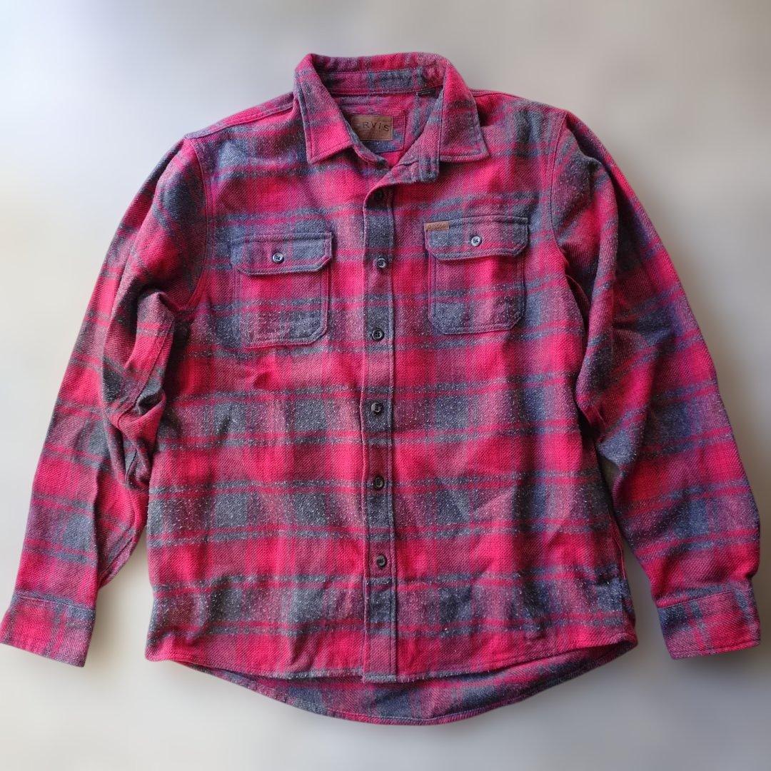 ORVIS outdoor Heavy flannel shirts CPO L