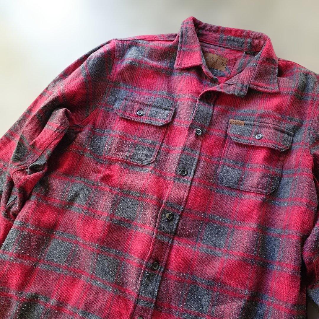 ORVIS outdoor Heavy flannel shirts CPO L