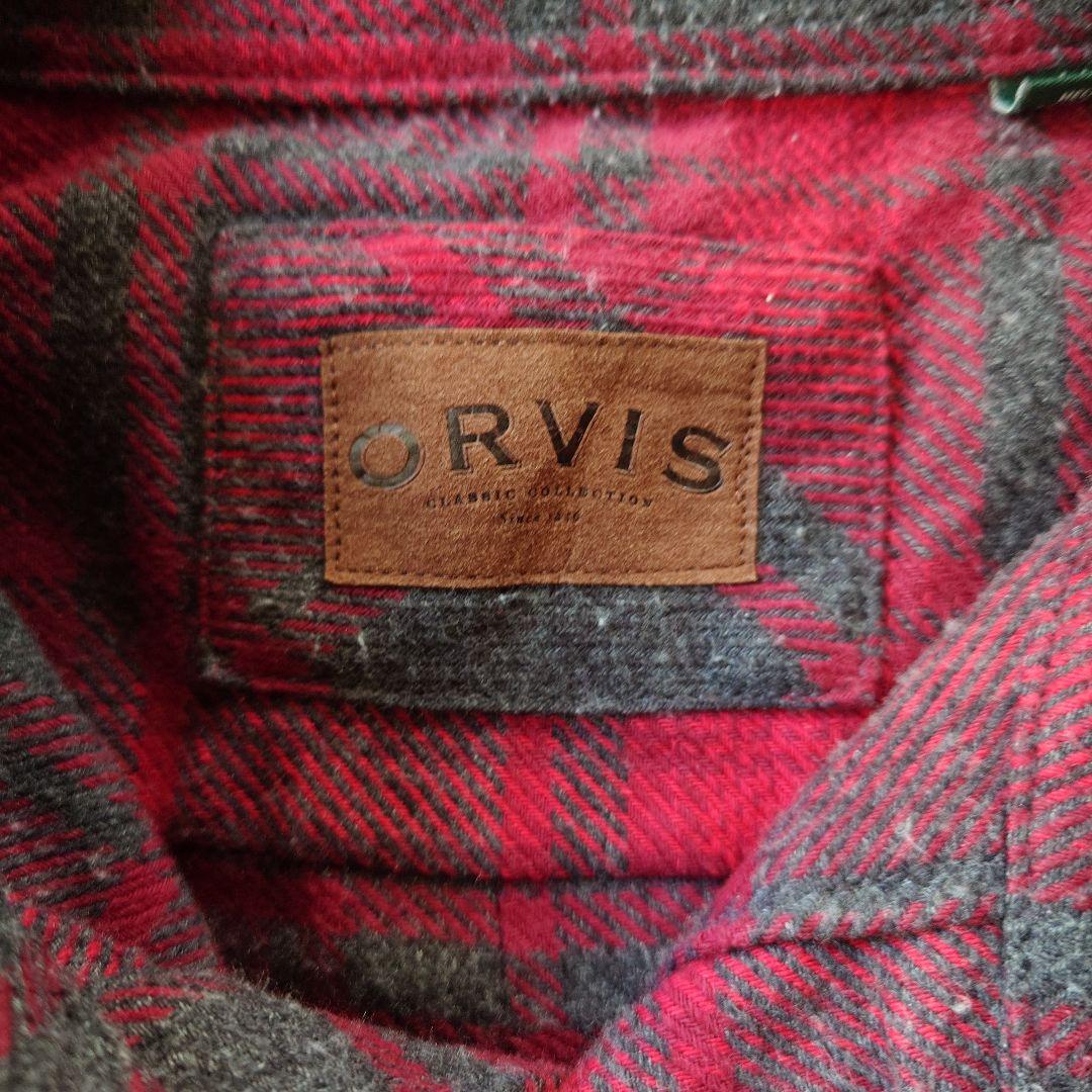 ORVIS outdoor Heavy flannel shirts CPO L