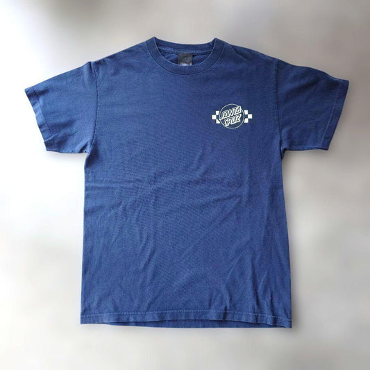 SANTACRUZ logo tee fade black M