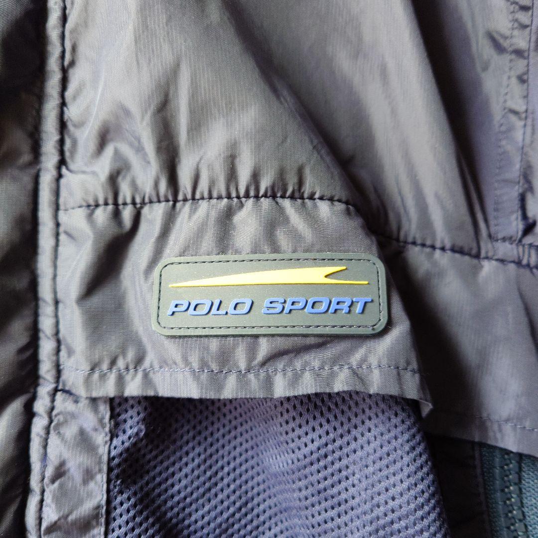 90s polosports nylon hoody coat L