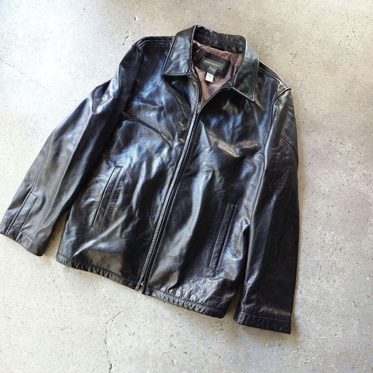 Bananarepublic Leather jacket L 　バナナリパブリック　レザージャケット　ライダース　L