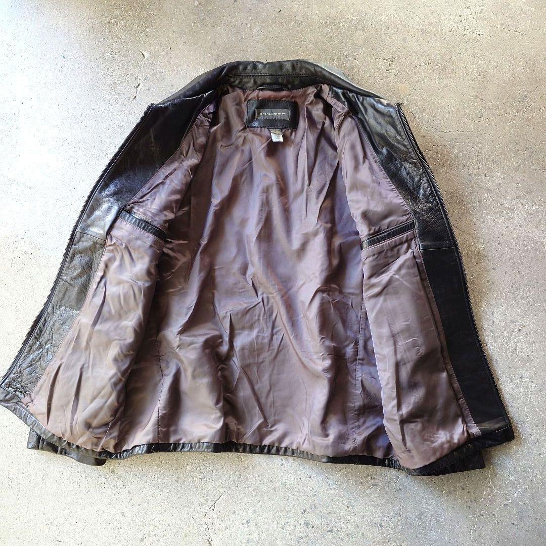 Bananarepublic Leather jacket L 　バナナリパブリック　レザージャケット　ライダース　L