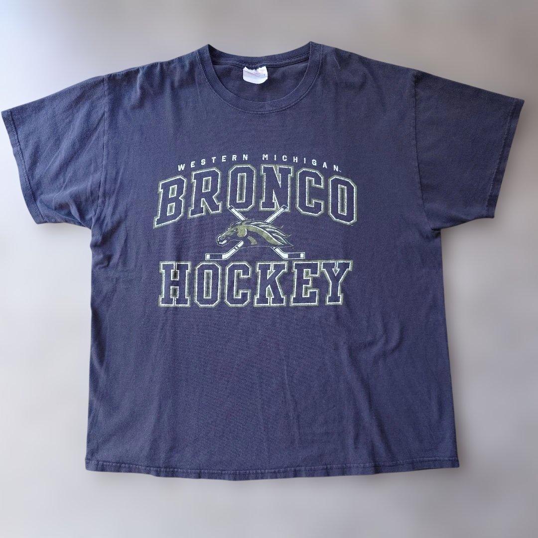 Fade BRONCO HOCKEY print tee XL