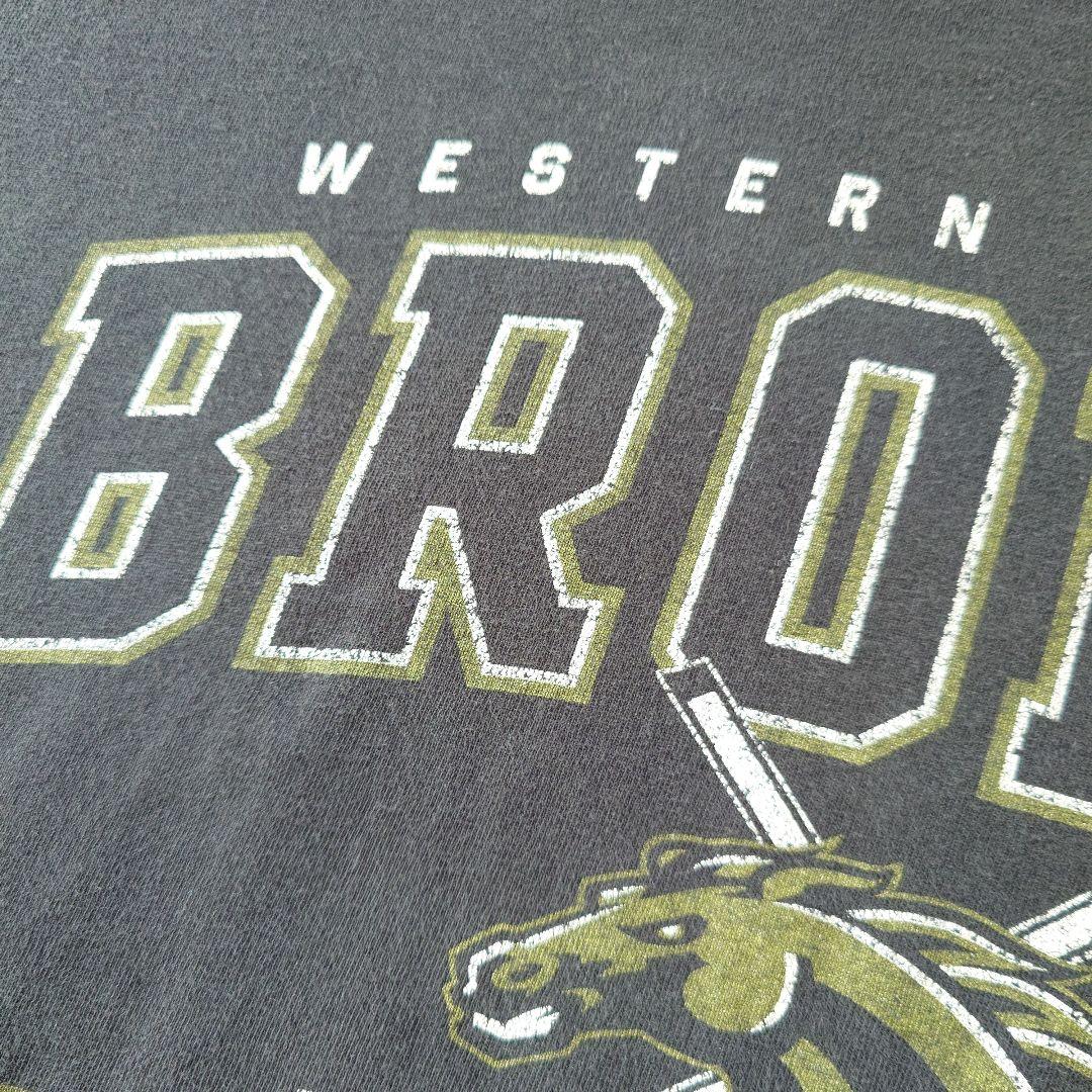 Fade BRONCO HOCKEY print tee XL