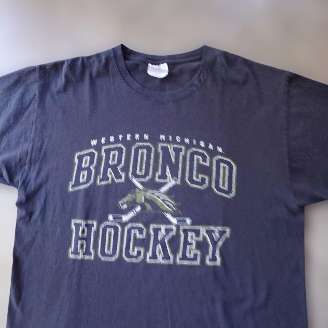 Fade BRONCO HOCKEY print tee XL