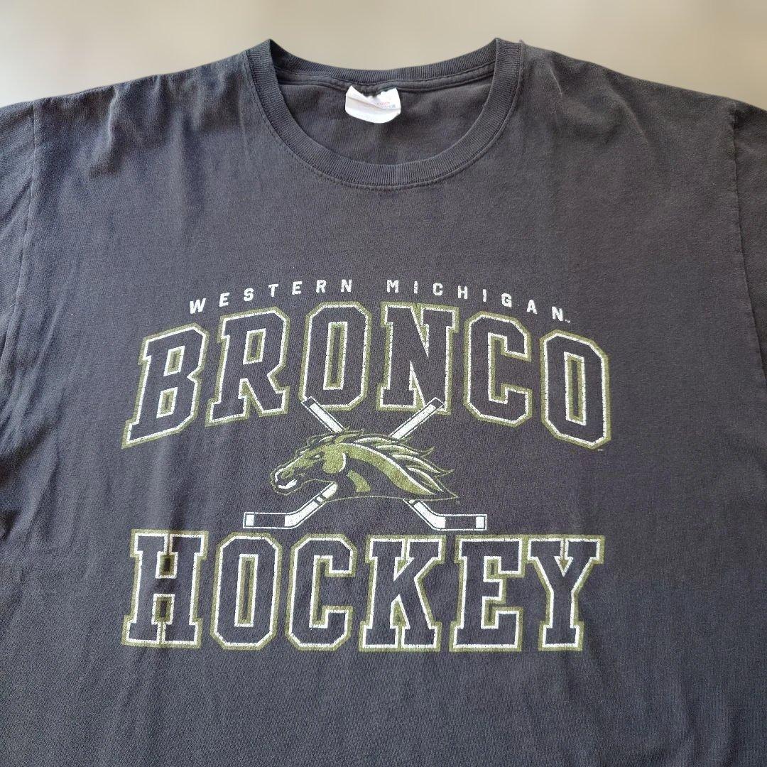 Fade BRONCO HOCKEY print tee XL