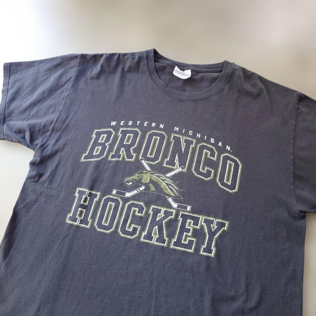 Fade BRONCO HOCKEY print tee XL