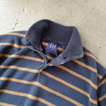 画像をギャラリービューアに読み込む, Old GAP border stand knit L オールドギャップ　ニット
