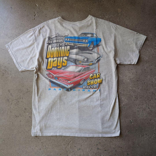 Used CAR SHOW print tee L