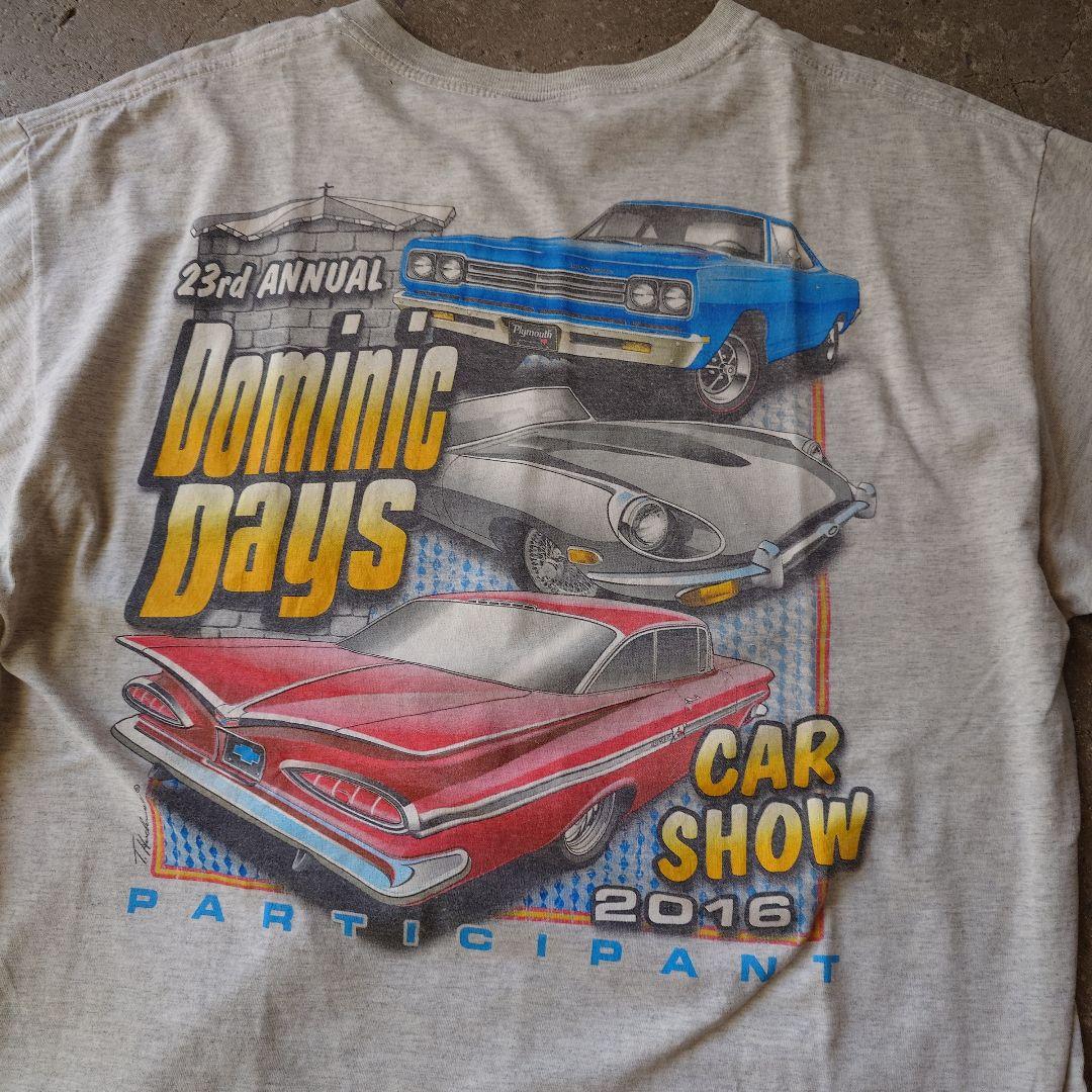 Used CAR SHOW print tee L