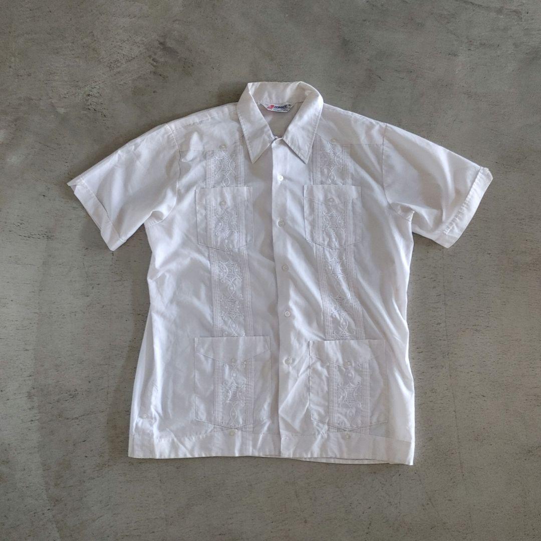 mint ROMANI　mexican shirts L メキシカンシャツ　キューバシャツ　L