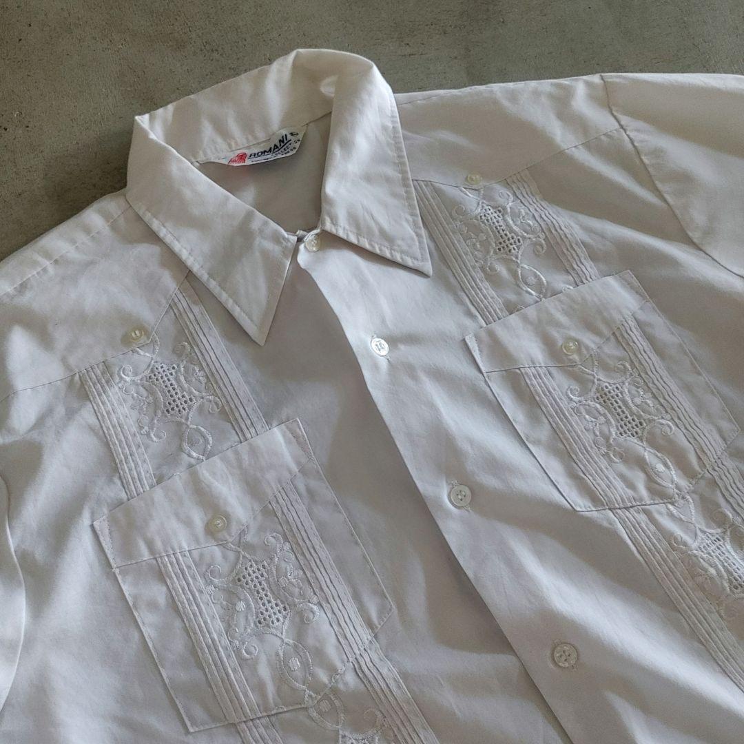 mint ROMANI　mexican shirts L メキシカンシャツ　キューバシャツ　L