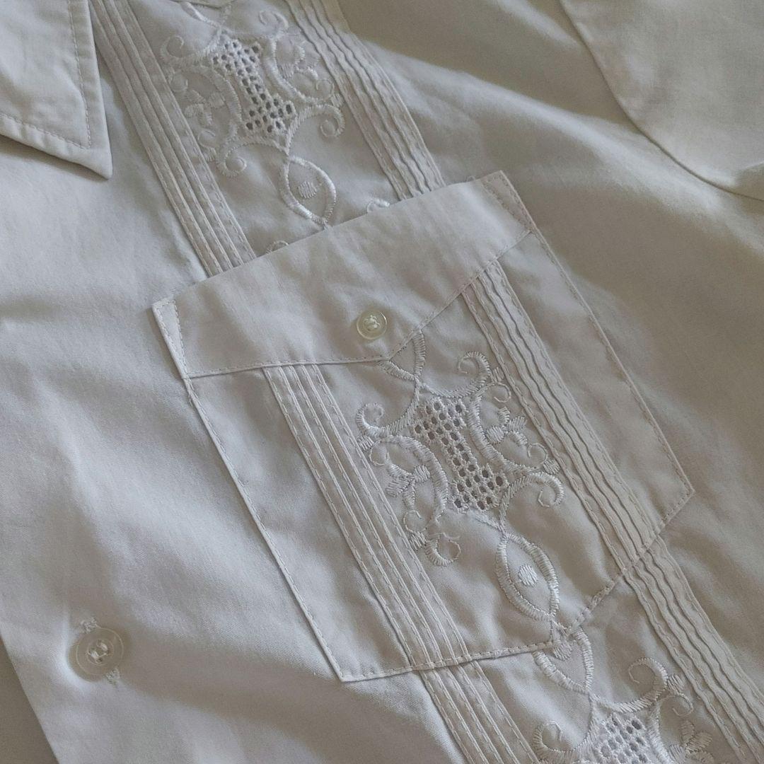mint ROMANI　mexican shirts L メキシカンシャツ　キューバシャツ　L
