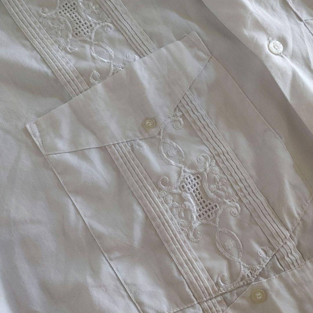 mint ROMANI　mexican shirts L メキシカンシャツ　キューバシャツ　L
