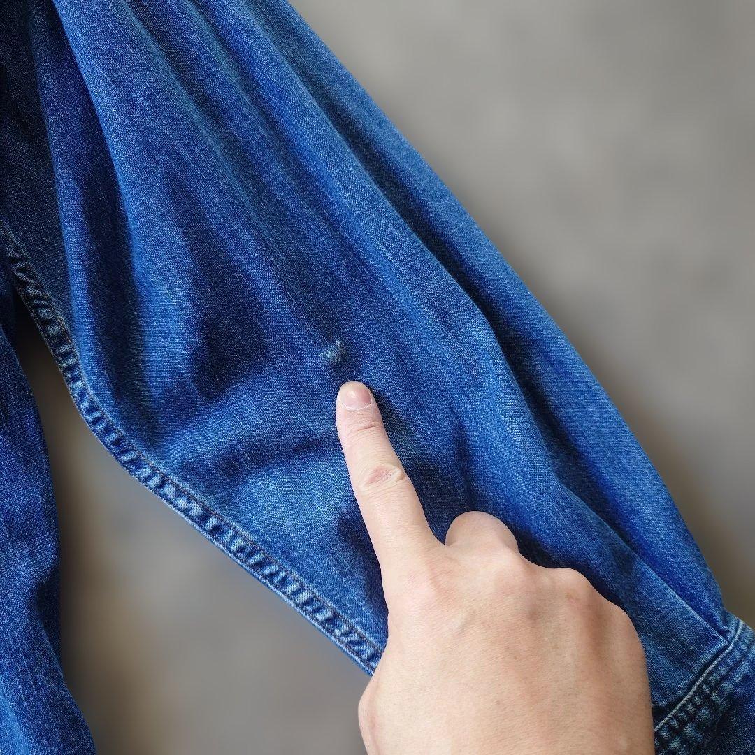 Levis denim western shirts hand stetch L