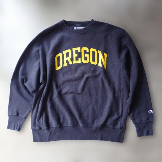 90s champion premuim weave sweat OREGON