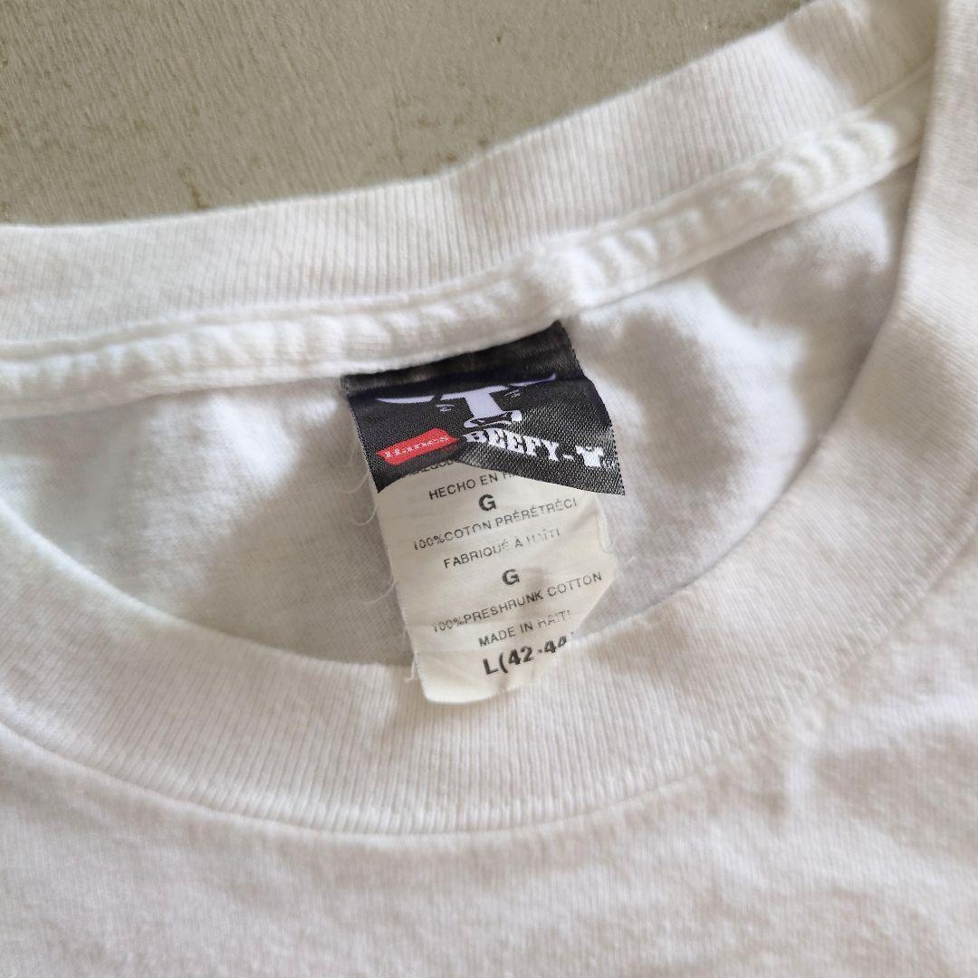 used bouleyard print tee L 古着　ユーズド　プリント　Tee　L カンザスシティ ブリュワー