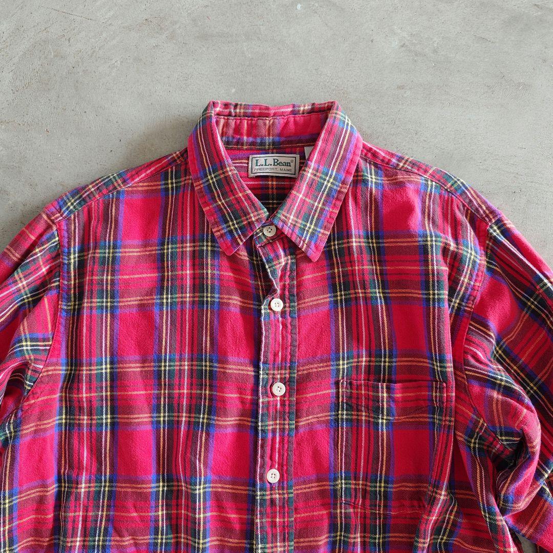 LL Bean 90s nel shirts L MADE IN USA