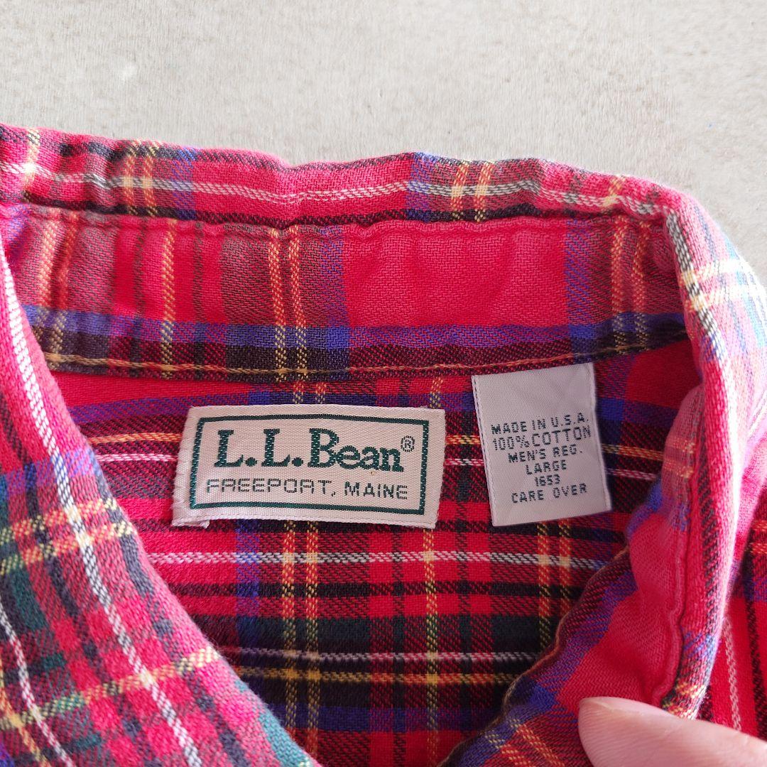 LL Bean 90s nel shirts L MADE IN USA