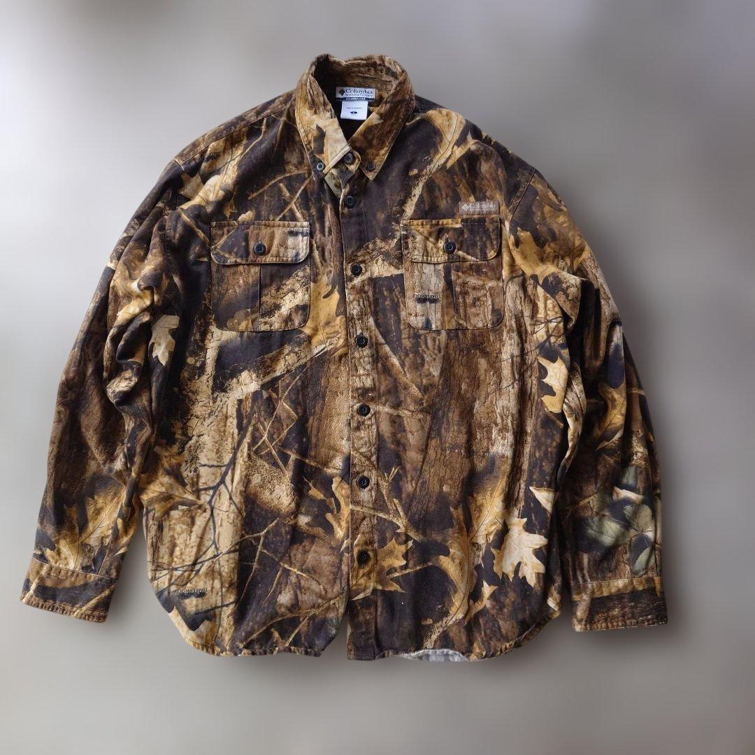 Columbia smokeybranch camo shirts L