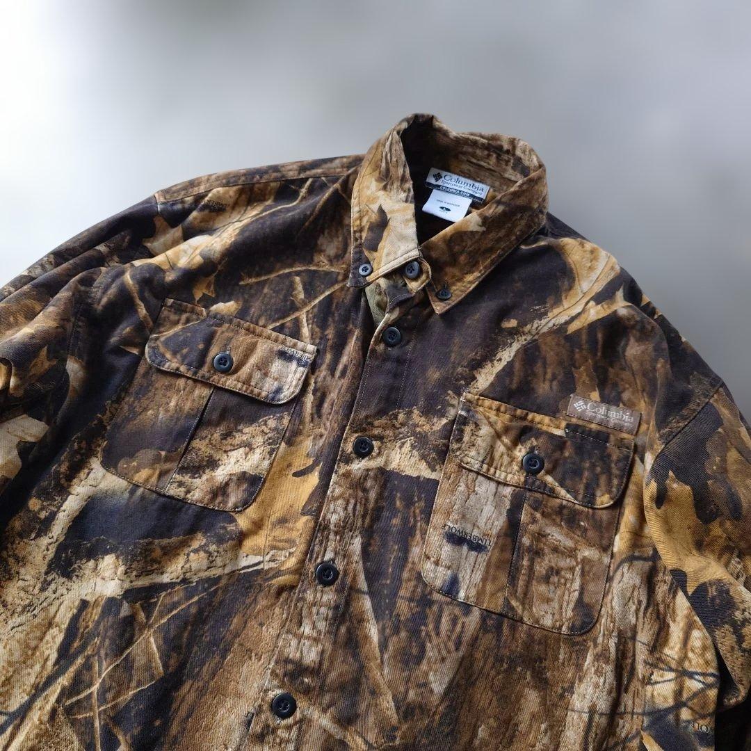 Columbia smokeybranch camo shirts L