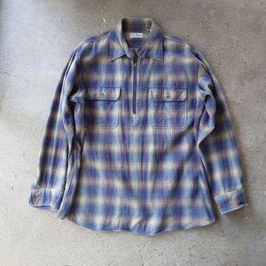 LL BEAN ombre pullover nel shirts L