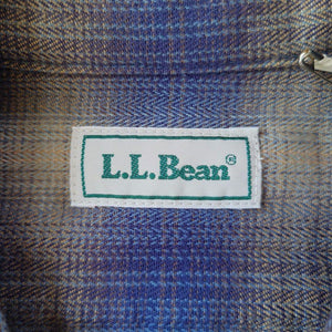 LL BEAN ombre pullover nel shirts L