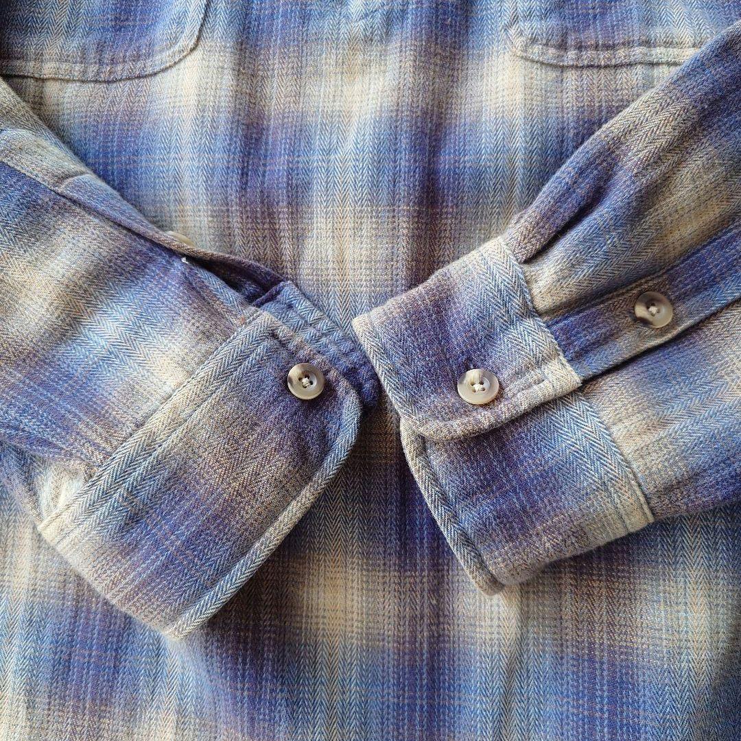 LL BEAN ombre pullover nel shirts L