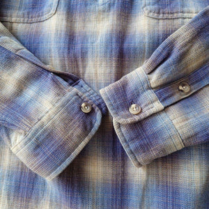LL BEAN ombre pullover nel shirts L