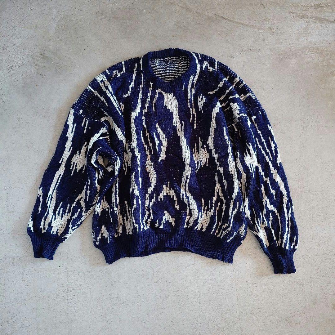 Used pattern knit XL 古着　ユーズド　ニット