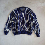 画像をギャラリービューアに読み込む, Used pattern knit XL 古着　ユーズド　ニット
