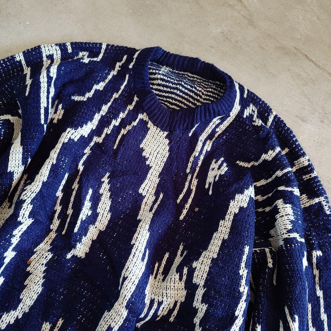 Used pattern knit XL 古着　ユーズド　ニット