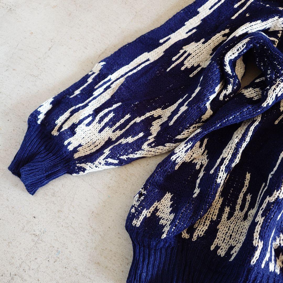 Used pattern knit XL 古着　ユーズド　ニット
