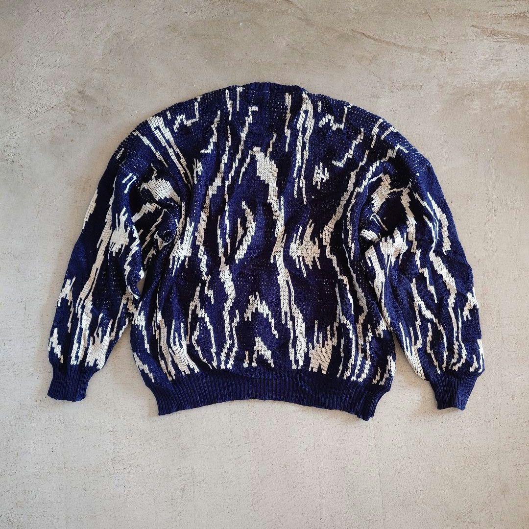 Used pattern knit XL 古着　ユーズド　ニット